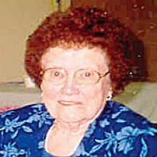 ALMA IRENE BUCHANAN  Obituary pic
