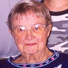 OLIVE ISABEL PETERSON  Obituary pic