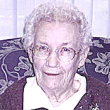 MARY ETHEL KRISTJANSON  Obituary pic