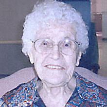 MARY DUTKA 1909-2009  Obituary pic