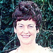 MARGARET (PEGGY) ROBERTSON  Obituary pic