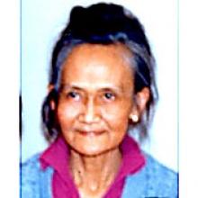 CATALINA V. SICAT  Obituary pic