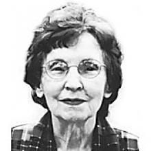 CATHERINE MAUDE LE SAGE (CARTER)  Obituary pic