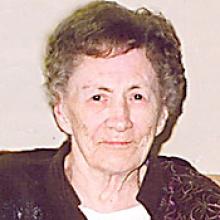 MARGARET (PEGGY) BURGOYNE (LENNON)  Obituary pic
