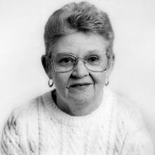 OLGA FRASER Obituary pic