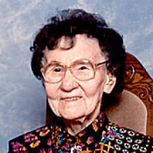 EDITH HILDA THICKFOOT  Obituary pic