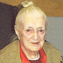 FANNY CAMPBELL  Obituary pic