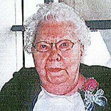 KATHLEEN (KAY) SINCLAIR  Obituary pic