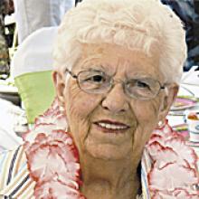 FRANCES JOHNSTONE (GREIG)  Obituary pic