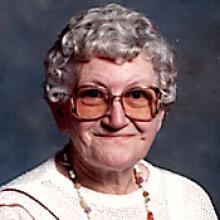 ANNIE RHYMER  Obituary pic