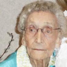 VIOLET DE LA WYCHE  Obituary pic