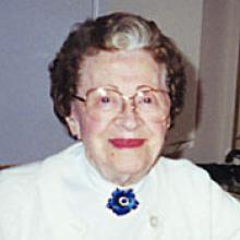FLORENCE EDNA RUTLEDGE (CRABBE)  Obituary pic