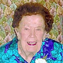 MARGARET JEAN ROBERTSON (THOMSON)  Obituary pic