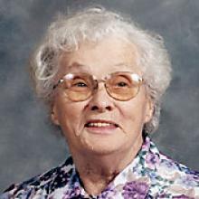 MARY TEENIE WOLFE (SAMETZ)  Obituary pic