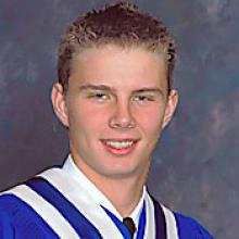BRADEN PAUL ANDERSEN  Obituary pic