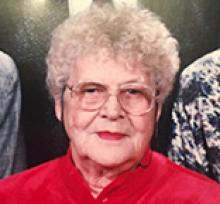ALIDA MARIA BERGEN (BUHRS) Obituary pic