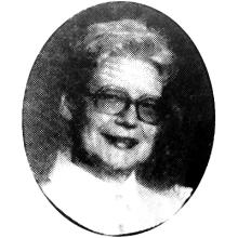 RAMONA MARGUERITE BERG Obituary pic