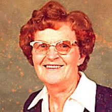 ALMA WILHELMINA BULMAN  Obituary pic