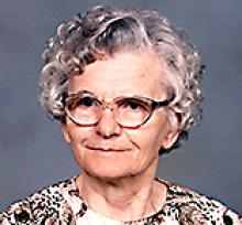 ANNA SCHELL  Obituary pic