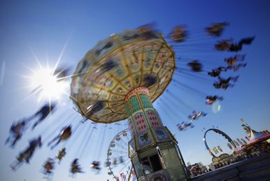 June 24, 2012 - 120624  -  Amusement riders on the last day of The Ex Sunday June 24, 2012.    John Woods / Winnipeg Free Press