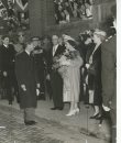 Winnipeg Free Press Archives . .Their Majesties King George VI and Queen Elizabeth are seen above as they bade farewell to Premier John Bracken at the. Canadian Pacific station, Wednesday night. His Majesty has just rejoined the Queen, after inspecting; the guard of -honor provided by the naval-and air force units, This was the last picture  of Their Majesties to be taken in Winnipeg, and was  snapped by Augie May, Free Press .staff photographer. May 25 1939. fparchive