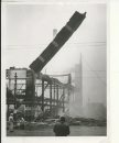 Winnipeg Free Press Archives Time Building Fire  (09) June 9, 1954 Demolition crews have begun tearing down the twisted skeleton of the seven-storey Time building destroyed in Tuesday's $3,- 000,000 holocaust. The towering 80- foot pillar of bricks and masonry at the Portage avenue and Hargrave street corner is the first to go. fparchive