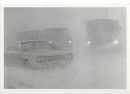 Jack Ablett/Winnipeg Free Press Archives Winnipeg Blizzard (20) March 4, 1966  Traffic on Portage Avenue at Polo Park at 8:30 a.m. Friday was barely visible. fparchive