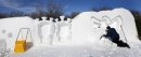 Snow sculptor ... 
