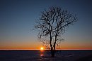 The sun sets ... 