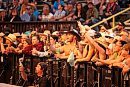 Fans watch as ... 