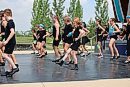 Eighty dancers ... 