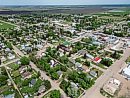 An aerial view ... 