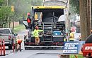 A dump truck ... 
