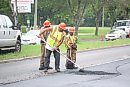 Work crews ... 
