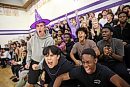 The stands ... 