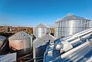 Grain bins. ... 
