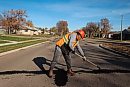 A worker with ... 