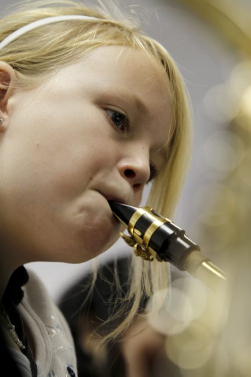 Ruth Bonneville Winnipeg Free Press Dec 08 , 2010 2017 Project - Windsor School grade six students are in the midst of their middle years learning about electricity, becoming a patrol, fitness tests, getting braces, taking band class and becoming the king of the snow hill on the school grounds.  Hailey learns to play the saxophone during band class.