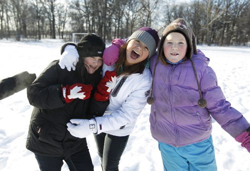 Ruth Bonneville Winnipeg Free Press Dec 08 , 2010 2017 Project - Windsor School grade six students are in the midst of their middle years learning about electricity, becoming a patrol, fitness tests, getting braces, taking band class and becoming the king of the snow hill on the school grounds.  Shelby, Kimberly and Sarah hang out together during recess.