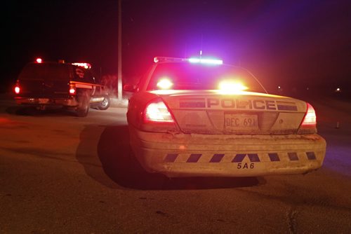 TREVOR HAGAN / WINNIPEG FREE PRESS - RCMP closed Highway 15 at 207 after a man was killed in a head on collision. Two occupants of a second vehicle were taken to hospital. 10-12-15