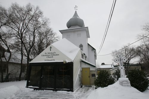November 28, 2010 - 101128  - St Michael's Ukrainian Orthodox Church at 110 Disraeli St. on Wednesday, December 22, 2010.    John Woods / Winnipeg Free Press