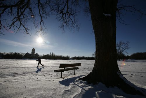 December 28, 2010 - 101228  -   Skiiers enjoy the mild temperatures and hit the trails at Assiniboine Park on Tuesday, December 28, 2010. John Woods / Winnipeg Free Press