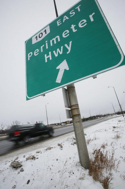 December 29, 2010 - 101229  -   East exit at the Perimeter and Main Street photographed on Wednesday, December 29, 2010 for an On7 Our Winnipeg story. John Woods / Winnipeg Free Press