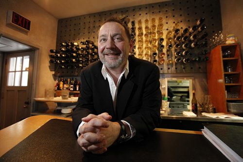 Winnipeg, Manitoba - January 27, 2011 -  Scot McTaggart, owner of Fusion Grill on Academy Road, poses for a photo at his restaurant Thursday, January 27, 2011. McTaggart would like to see the old street cars that once ran along Academy come back. (John Woods/Winnipeg Free Press)