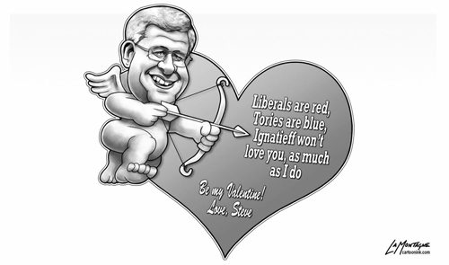 Patrick LamontagneCartoon Ink Valentine for the Winnipeg Free Press