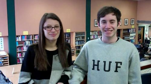 Shea Kosokowsky and Zak Johnson, Grade 12 students at Vincent Massey Collegiate, winners of Young Humanitarian Awards from Manitoba Teachers Society. Story could run Saturday or Monday    Nick Martin Education Reporter Winnipeg Free Press