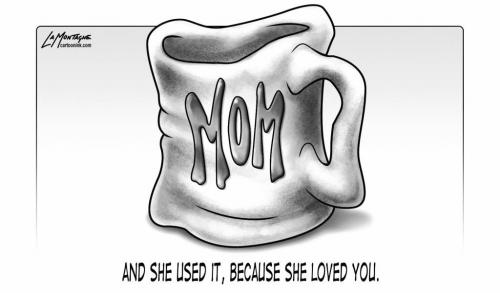 LaMontagne 1638 MothersDay Fsh  - Mother's Day cartoon. Winnipeg Free Press