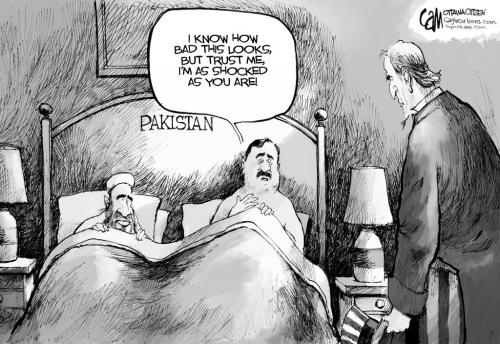 Cam Cartoon: Shocked Pakistan - cartoon Winnipeg Free Press
