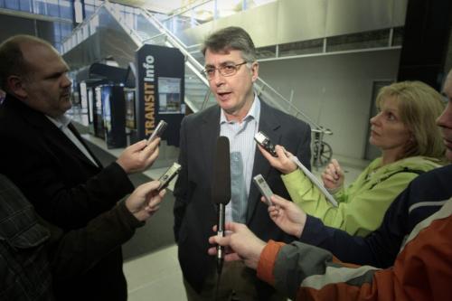 MIKE.DEAL@FREEPRESS.MB.CA 110510 - Tuesday, May 10, 2011 -  Manitoba Moose head coach Claude Noel. The Manitoba Moose returned to Winnipeg after losing in triple overtime to Hamilton yesterday, ending a season some say is its last in Winnipeg. MIKE DEAL / WINNIPEG FREE PRESS