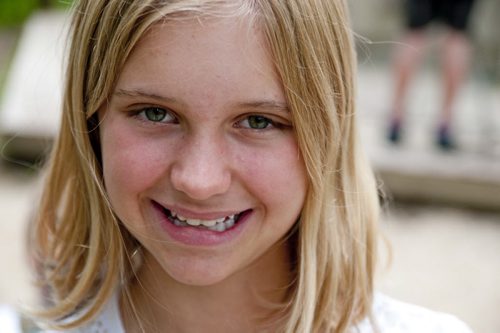 Naomi of the Class of 2017 at Camp Arnes. June 28, 2011. Story by Carolin Vesely. (HADAS PARUSH / WINNIPEG FREE PRESS)